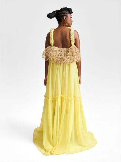 Sunkiss Raffia Dress